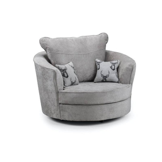 Verona Grey Swivel chair