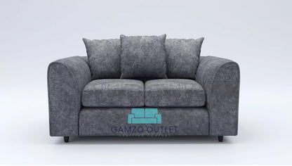 Alaska Fabric 2 Seater Scatter Back Sofa