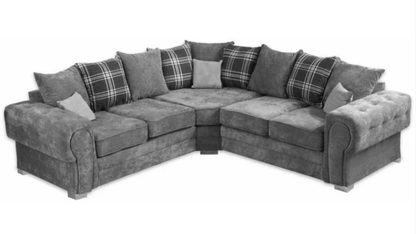 Alaska  Fabric 4 Seater Scatterback Sofa