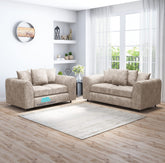 ALASKA FABRIC SCATTER BACK SOFA SET