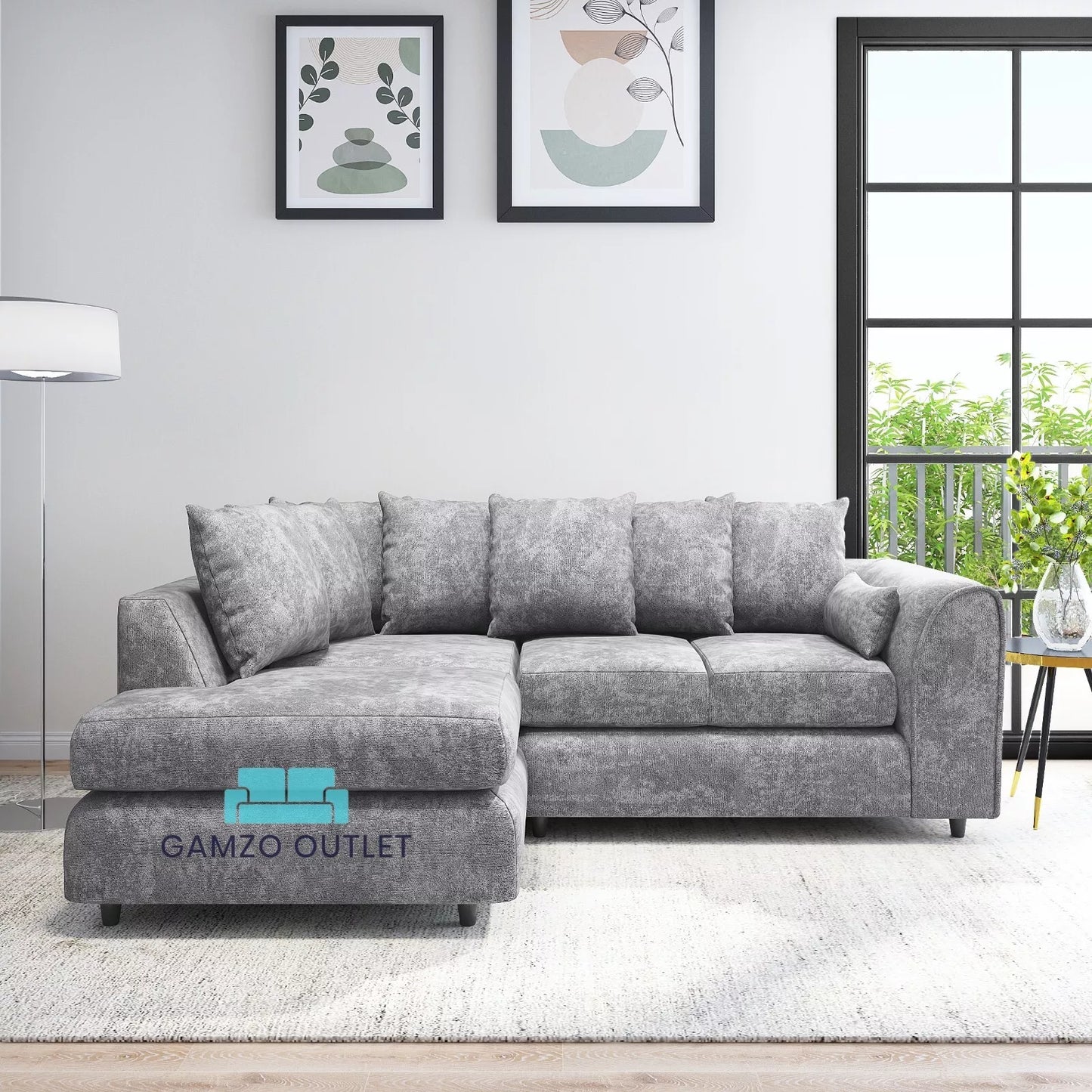 Alaska Scatter Back L Shape Sofa